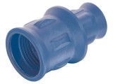 Carcasă rotundă HARTING IP67 IP6K9K pentru conectori M25 albastră