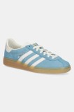 adidas Originals sneakers din piele &icirc;ntoarsă Muenchen culoarea turcoaz, JS3991