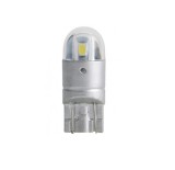 Bec auto T10 plastic cu 2 led-uri 3030