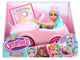 Papusa cu masina decapotabila, Dreameez, Unicorn Princess Car