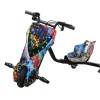 Tricicleta Electrica Drift Copii 250W, Scaun Reglabil, Albastru/Negru, Autonomie 40min, 3 Viteze, Roti Derapante