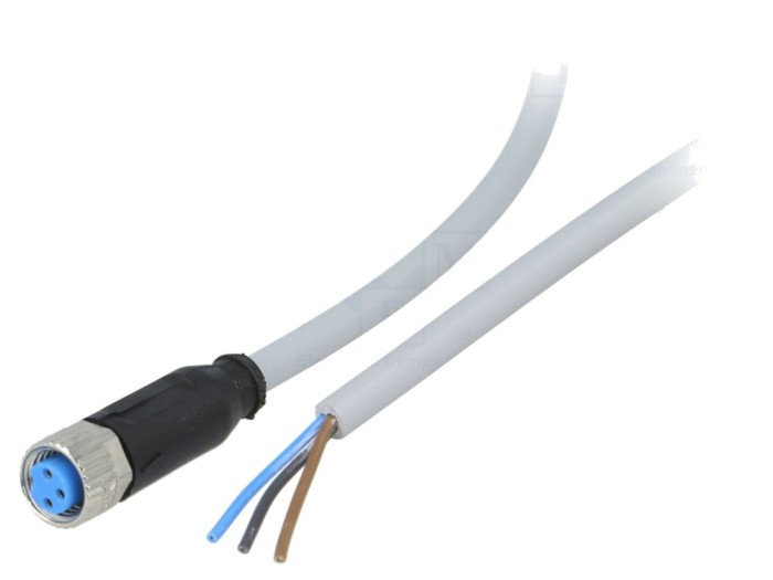 Cablu de conectare M8 10m 60VAC 4A