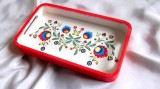 tava lemn cu motiv traditional multicolor 32201