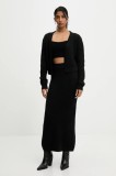Answear Lab compleu femei, culoarea negru