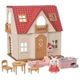 Sylvanian Families-Casuta Red Roof Cosy Cottage, Epoch