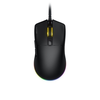 Mouse cu fir Hator Pulsar 3, negru foto