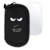Husa pentru mouse Apple Magic Mouse 2/Magic Mouse 1, Kwmobile, Negru/Alb, Neopren, 51118.01