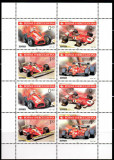 BOSNIA HERTEGOVINA 2001, Automobile Ferrari, serie neuzata, MNH, Transporturi, Nestampilat