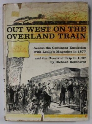 OUT WEST ON THE OVERLAND TRAIN ..original drawings from FRANK LESLIE &amp;#039;S ILLUSTRATED NEWSPAPER , 1967 foto