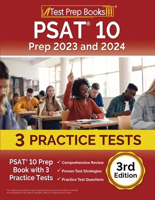PSAT 10 Prep 2023 and 2024: PSAT 10 Prep Book with 3 Practice Tests [3rd Edition] foto