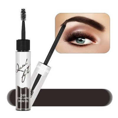 Gel sprancene, Music Flower, Brow Gel Long Lasting, 02 Real Brown foto