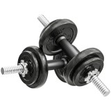 SPORTNOW Set Greutăți și Halteră de 20kg cu M&acirc;nere Antiderapante 8 Discuri de Greutate | Aosom Romania