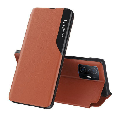 Husa pentru Xiaomi 11T / 11T Pro, Techsuit eFold Series, Orange foto