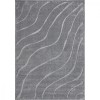 Covor Gri 80x150 cm Oksi 38012-608, Polipropilena Antialergic, Fir Scurt 6mm, Living, Dormitor, Birou