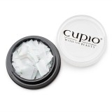 Cumpara ieftin Decor unghii cu reflexii Alb Unt
