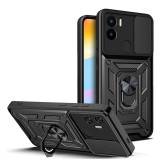 Husa telefon compatibila xiaomi redmi a1 plus / a2 plus, slide &amp; snap premium, magnetic ring holder, negru