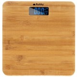 C&acirc;ntar de persoane din bambus Ruhhy, afișaj digital, capacitate 180 kg
