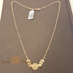 Colier , zFlora d, Oro, , gratie si lumina in floare de aur
