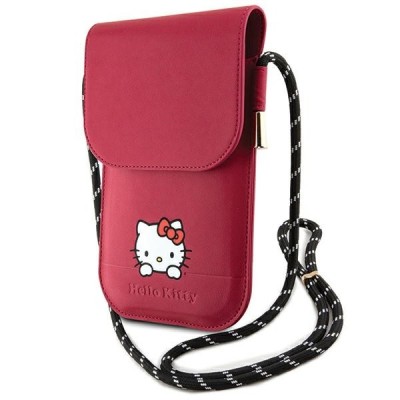 Geanta Hello Kitty Leather Daydreaming Cord, roz, HKOWBSKCDKP foto