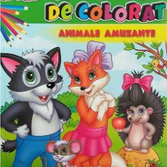 Marea carte de colorat: Animale amuzante