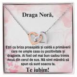 Cadou Colier Argint pentru nora cu mesaj