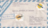 FILATELIE TEMATICA - PLIC ARGENTINA TEMATICA PASARI AIRMAIL, Fauna, Stampilat
