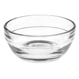 Bol Sticlă, Capacitate 0,08L, Transparent, Diametru 7.5cm, &Icirc;nălțime 3.5cm, Potrivit pentru Mașina de Spălat Vase și Cuptor cu Microunde, Oem