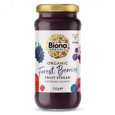 Gem de fructe de padure, bio, 250g, Biona foto