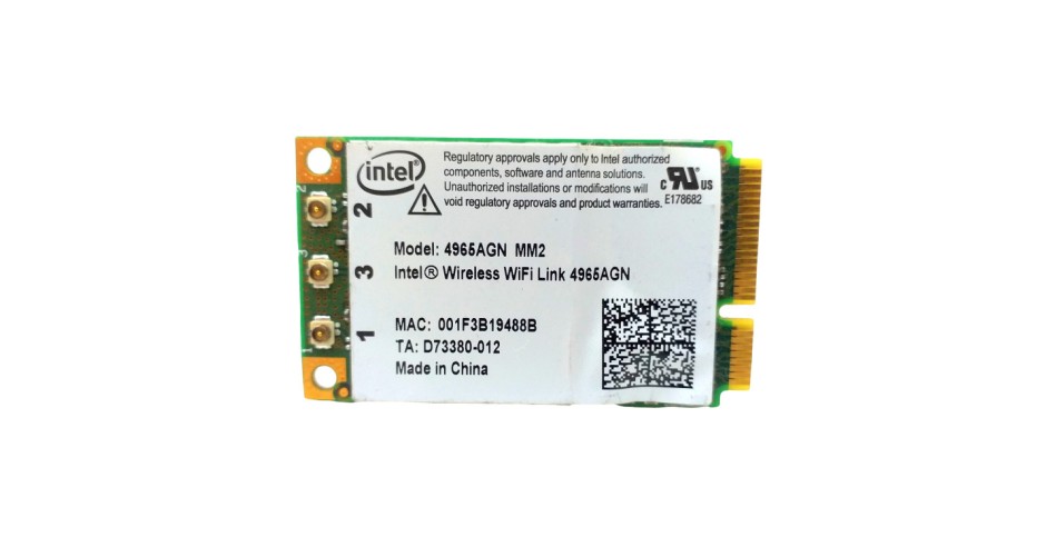 184.Modul/Placa retea wifi wireless wifi laptop 4965AG_MM2 | arhiva ...