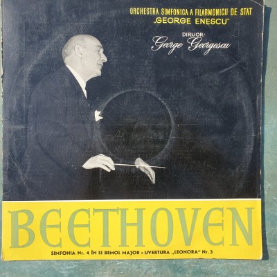 Beethoven, George Georgescu Simfonia nr4 in si Uvertura Leonora nr3, stare fb foto