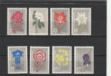 ROMANIA 1957 LP 432 FLORA CARPATINA SERIE MNH