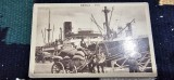 Carte postala fotografica Port Braila , an 1931