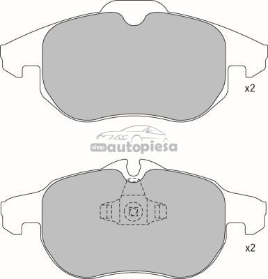 Set placute frana,frana disc OPEL ZAFIRA B (A05) (2005 - 2016) KRIEGER 0950006315 foto