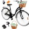 Bicicleta de oras cu cadru de otel 18&quot;, diametru roti 28&quot;, negru, capacitate maxima 120 kg, MalTrack 110966