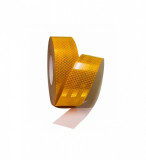 Banda reflectorizanta 3M aur-galben tip fagure 5.5cmx45.7m
