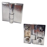 Cumpara ieftin Balama din metal pentru vestiar, cu surub, crom lucios, 50 x 50 mm, 2 buc / set