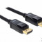 Cablu Delock DisplayPort v1.2 Male - DisplayPort Male 4K ecranat 3m gold negru