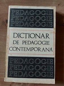 Dictionar de pedagogie contemporana- Stefan Barsanescu foto