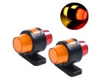 Cumpara ieftin Set Lampi Laterale Gabarit LED cu efect neon pentru camion, remorca, TIR, van, rulota etc. 12, 24V, portocaliu-portocaliu-rosu