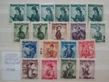 1948- Austria-Costume 19 val.-Part.set-Mi=108 EUR-MNH, Nestampilat