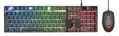 Kit TASTATURA si Mouse TRUST - gaming, &amp;quot;GXT 838 Azor&amp;quot;, cu fir, 104 taste, format standard, switch , USB, negru, &amp;quot;TR-23289&amp;quot; (timbru verde 0.8 lei) foto