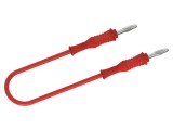 Cablu de măsurare ELECTRO-PJP 60VDC 30VAC 25A, 1m, roșu, izolație PVC