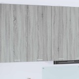 vidaXL Dulap suspendat cu raft Riga Gri Sonoma și Alb 50 x 31 x 100 cm 884351