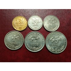 Croatia 1993-2015 - lot monede circulate