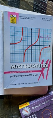 MATEMATICA M1 SI M2 CLASA A XI A NASTASESCU GRIGORE NITA BULACU foto