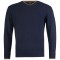 Jack Pyke Ashcombe Pulover 100% l&acirc;nă de miel cu decolteu V, culoare bleumarin, mărimea L