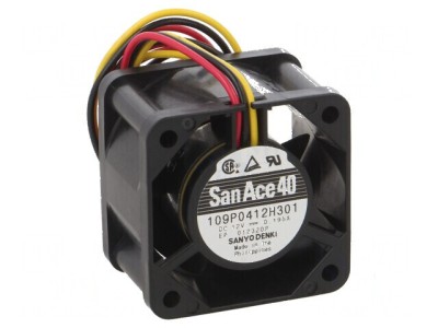 Ventilator axial DC 12VDC 40x40x28mm - 19,2m3/h - 37dBA foto