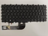 Tastatura Laptop 2-in-1, Dell, M4G5X, 0M4G5X, iluminata, neagra, layout UK