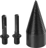 Burghiu conic despicat lemne Strend Pro 42 mm, adaptoare SDS+ si HEX 1/2"