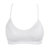 Bustieră Femei, Seamless, Bretele Subțiri X, Alb, One Size, Oem